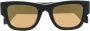 Palm Angels Eyewear Zonnebril met logoprint Zwart - Thumbnail 1