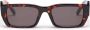 Palm Angels Eyewear Zonnebril met rechthoekig montuur Zwart - Thumbnail 5