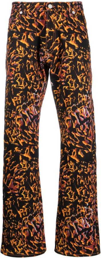 Palmer Broek met wijde pijpen Zwart