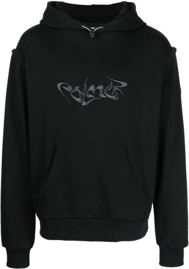 Palmer Hoodie met afneembare mouwen Zwart