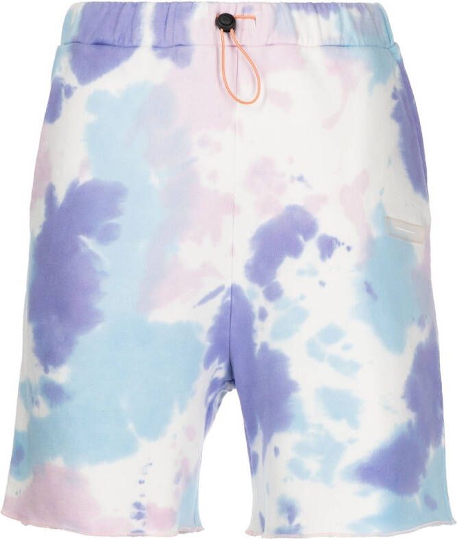 Palmer Shorts met tie-dye print Veelkleurig