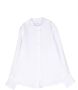 Paolo Pecora Kids Kraagloos shirt Wit - Thumbnail 1
