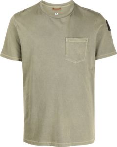 Parajumpers chest-pocket cotton T-shirt Groen