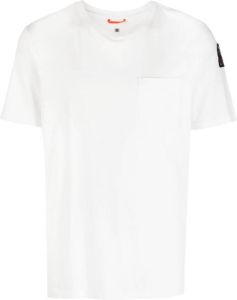 Parajumpers chest-pocket cotton T-shirt Wit