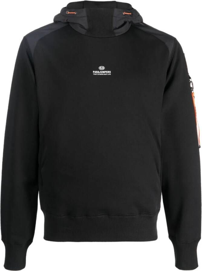 Parajumpers Electra hoodie met logoprint Zwart