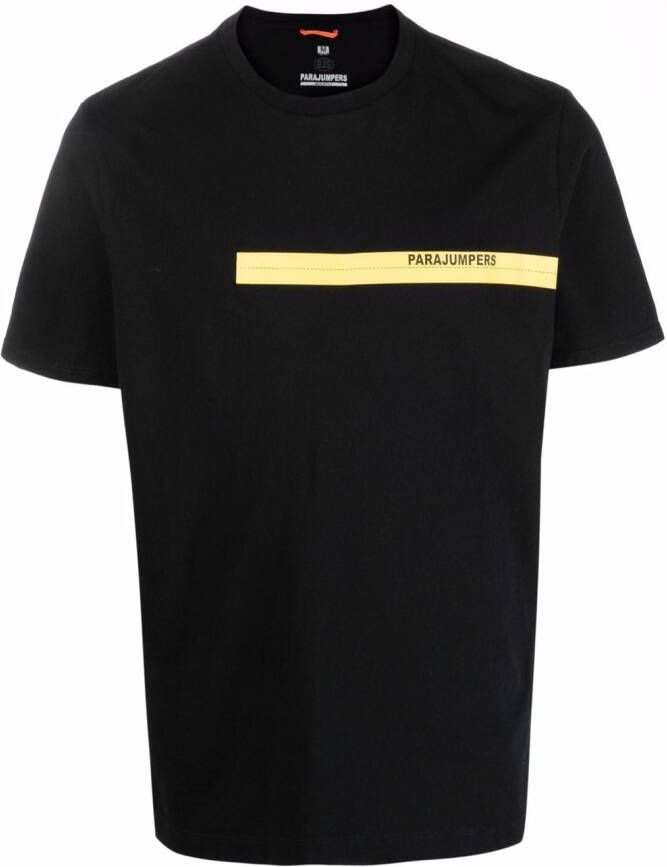 Parajumpers Gestreept T-shirt Zwart