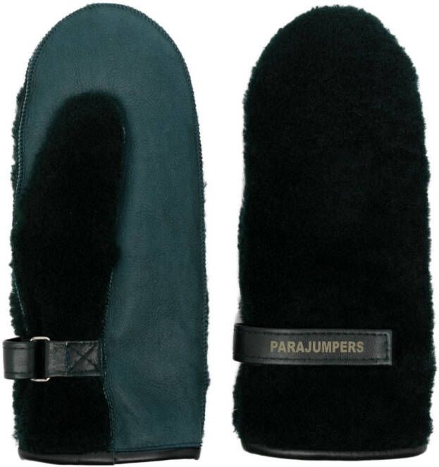 Parajumpers Handschoenen met logopatch Groen