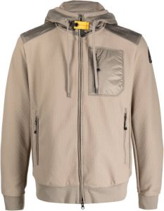 Parajumpers hooded zip-up padded jacket Beige