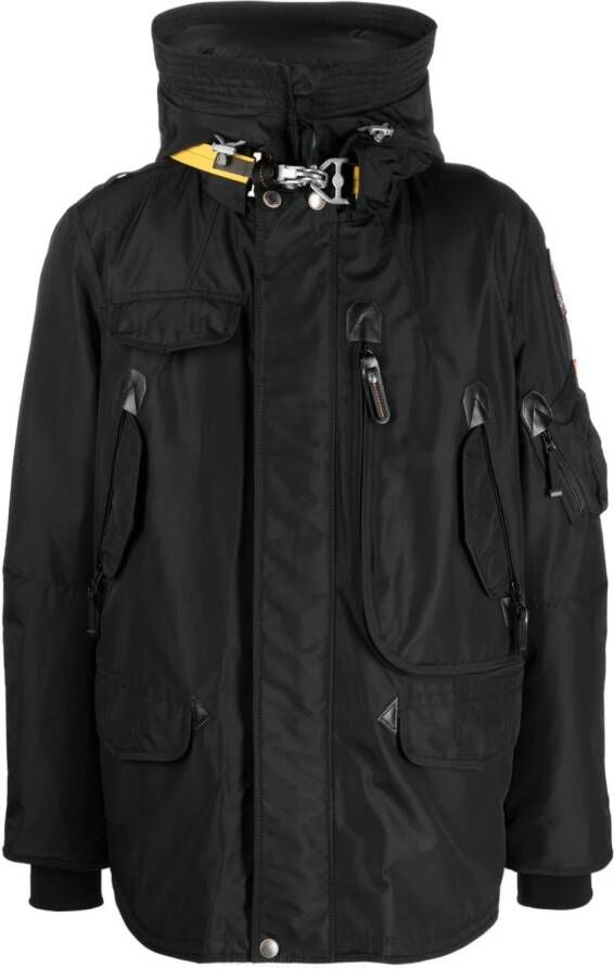 Parajumpers Legerjack met capuchon Zwart