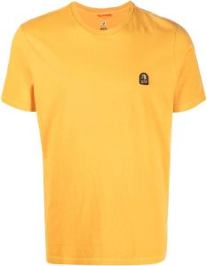 Parajumpers logo-patch cotton T-shirt Oranje