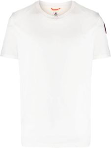 Parajumpers logo-print cotton T-shirt Wit