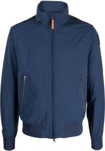 Parajumpers Miles concealed-hood bomber jacket Blauw