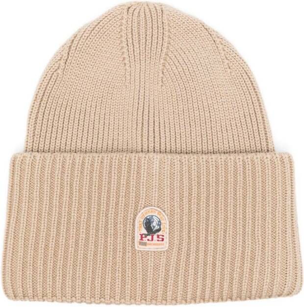 Parajumpers Muts met logopatch Beige