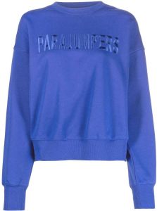 Parajumpers Sweater met geborduurd logo Blauw