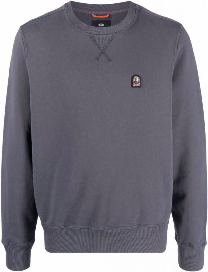 Parajumpers Sweater met logopatch Grijs