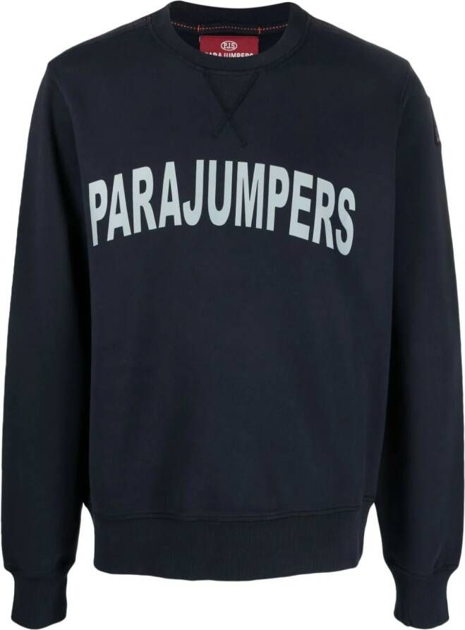 Parajumpers Sweater met logoprint Blauw