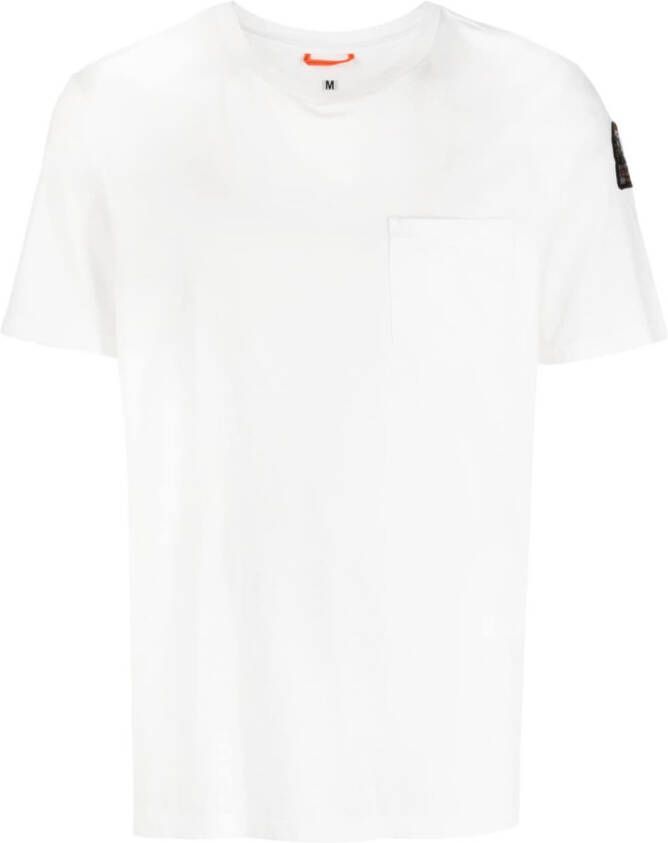 Parajumpers T-shirt met borstzak Wit
