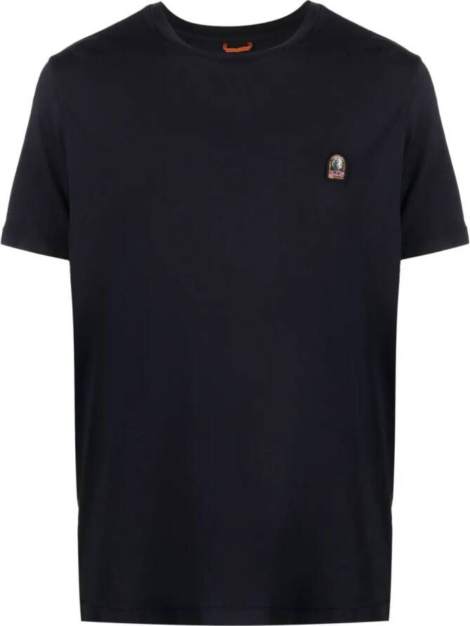 Parajumpers T-shirt met logopatch Blauw