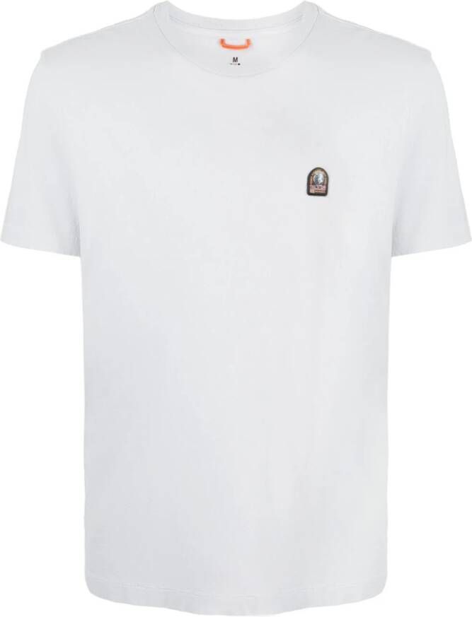 Parajumpers T-shirt met logopatch Grijs