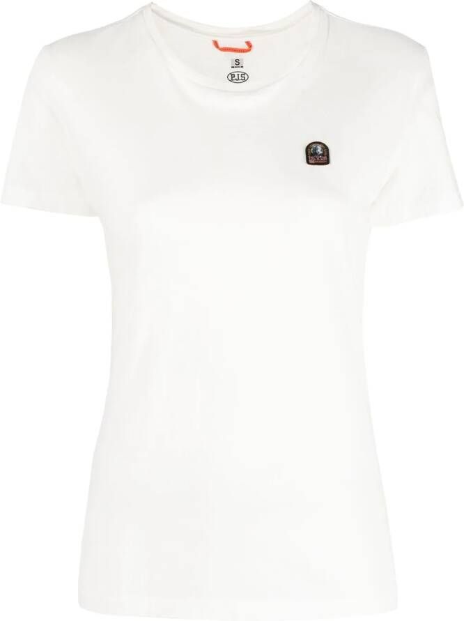 Parajumpers T-shirt met ronde hals Wit