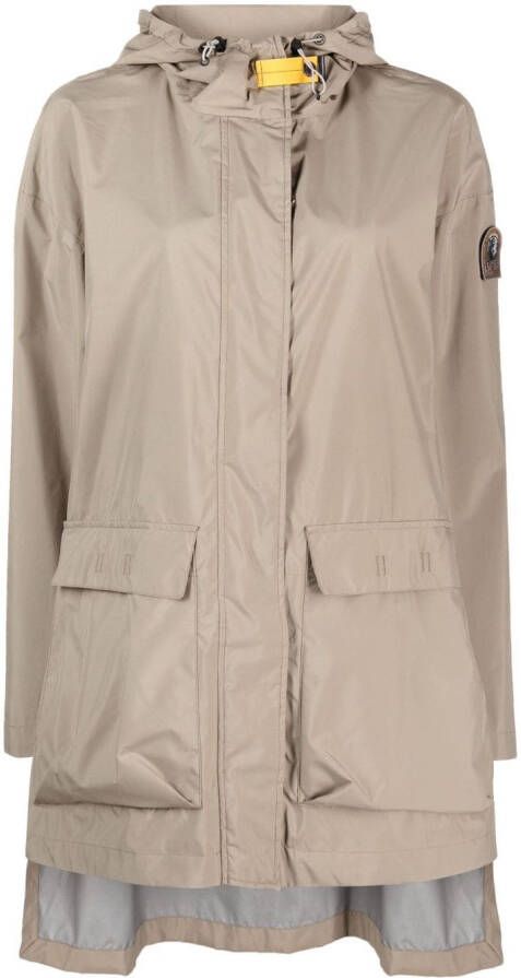 Parajumpers Regenjas met capuchon Beige