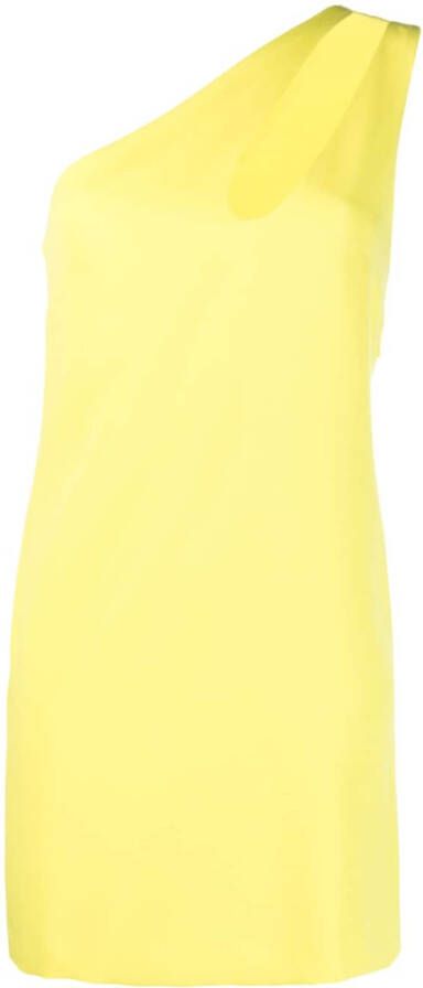 P.A.R.O.S.H. Asymmetrische jurk Geel
