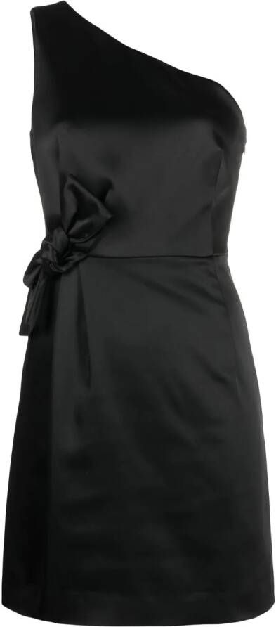 P.A.R.O.S.H. Asymmetrische mini-jurk Zwart