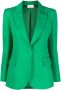 P.A.R.O.S.H. Blazer met enkele rij knopen Groen - Thumbnail 1
