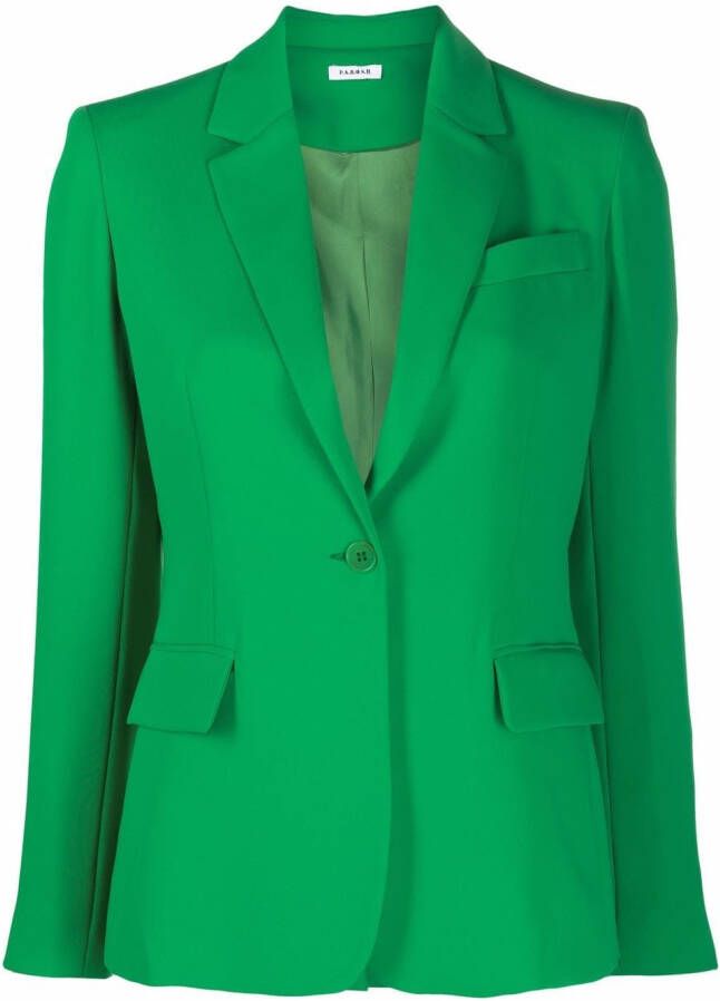 P.A.R.O.S.H. Blazer met enkele rij knopen Groen