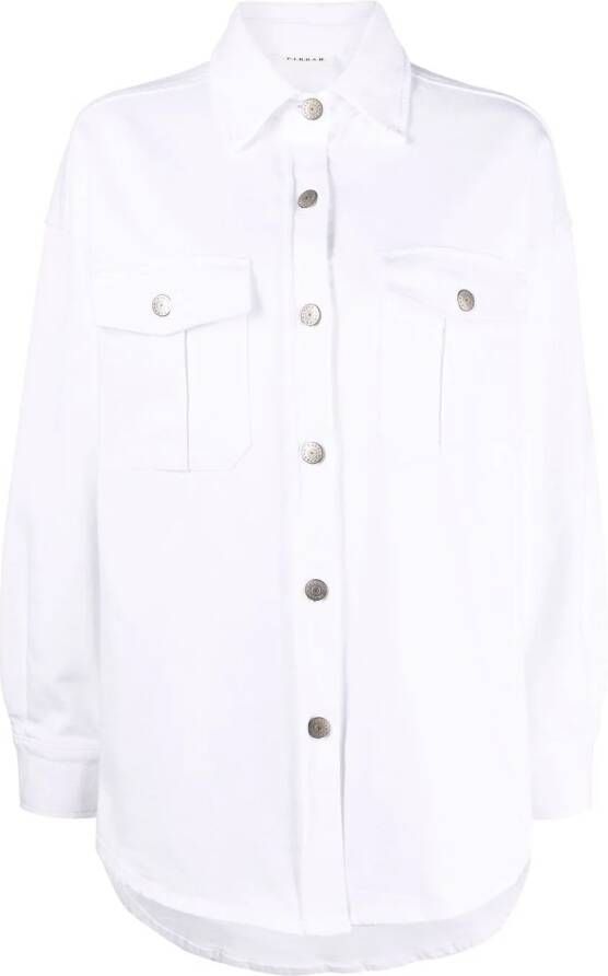 P.A.R.O.S.H. Button-up blouse Wit