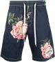 P.A.R.O.S.H. Shorts met bloemenprint Blauw - Thumbnail 1