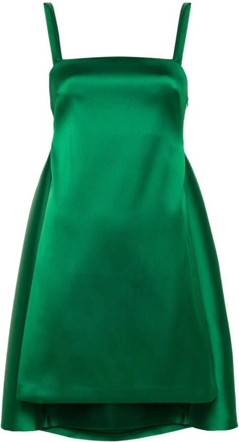 P.A.R.O.S.H. Gedrapeerde mini-jurk Groen