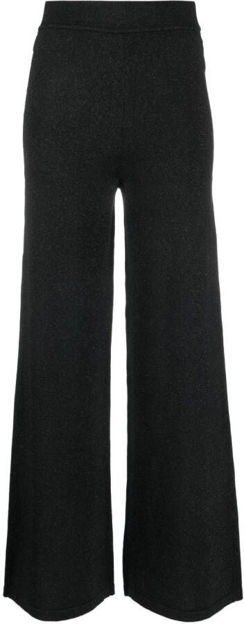 P.A.R.O.S.H. Broek met wijde pijpen Zwart