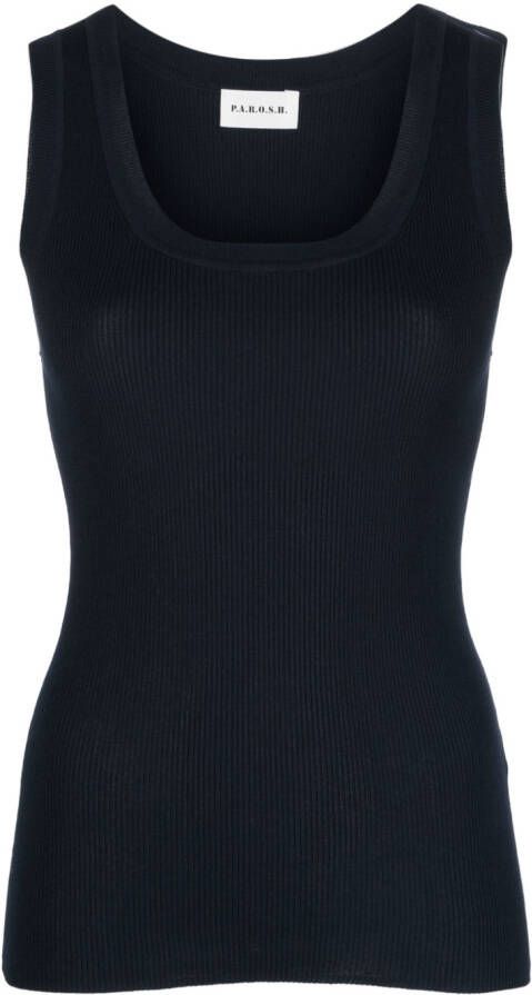 P.A.R.O.S.H. Cipria tanktop Blauw