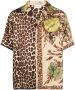 P.A.R.O.S.H. Overhemd met luipaardprint Beige - Thumbnail 1