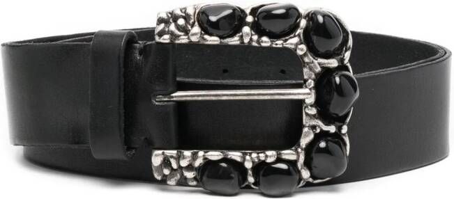 P.A.R.O.S.H. Leren riem Zwart