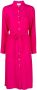 P.A.R.O.S.H. Midi-jurk met ceintuur Roze - Thumbnail 1