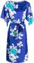 P.A.R.O.S.H. Midi-jurk met gestrikte taille Blauw - Thumbnail 1