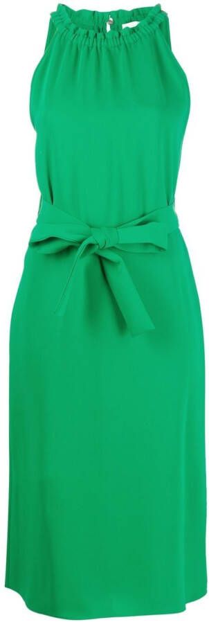 P.A.R.O.S.H. Midi-jurk met halternek Groen