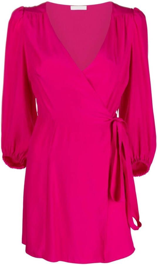 P.A.R.O.S.H. Mini-jurk met gestrikte taille Roze