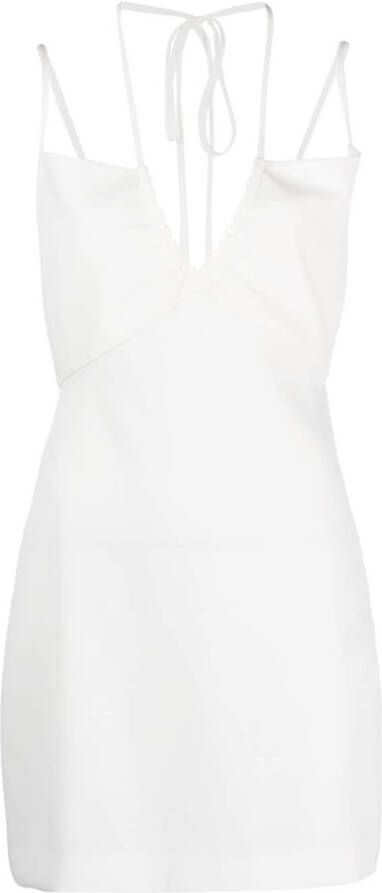 P.A.R.O.S.H. Mini-jurk met meerdere bandjes Wit