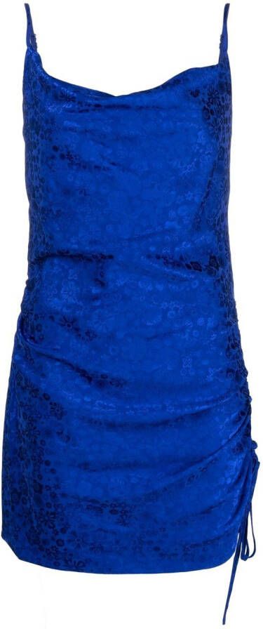 P.A.R.O.S.H. Mini-jurk met trekkoord Blauw