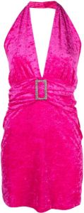 P.A.R.O.S.H. Mini-jurk verfraaid met kristallen Roze