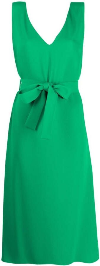 P.A.R.O.S.H. Mouwloze jurk Groen