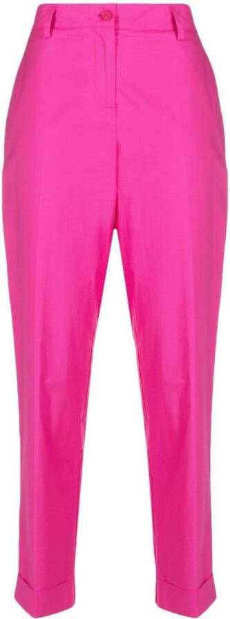 P.A.R.O.S.H. Pantalon met toelopende pijpen Roze