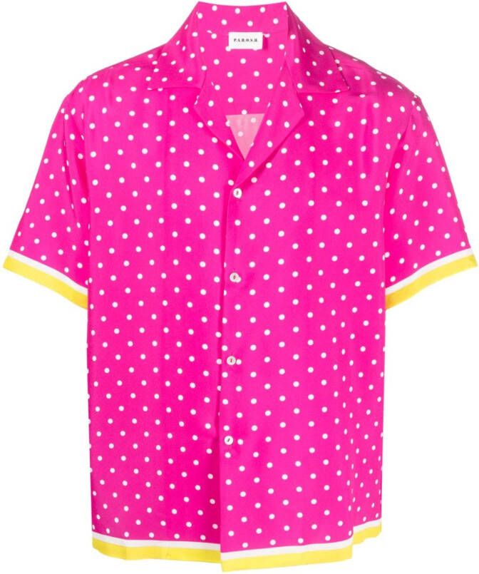 P.A.R.O.S.H. Overhemd met stippen Roze