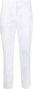 P.A.R.O.S.H. pressed-crease straight-leg trousers Wit