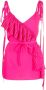 P.A.R.O.S.H. Mouwloze blouse Roze - Thumbnail 1