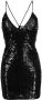 P.A.R.O.S.H. Mini-jurk verfraaid met pailletten Zwart - Thumbnail 1