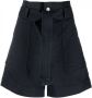 P.A.R.O.S.H. Shorts met paperbag taille Blauw - Thumbnail 1